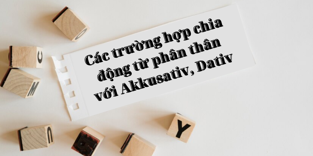 Các trường hợp chia Akkusativ, Dativ