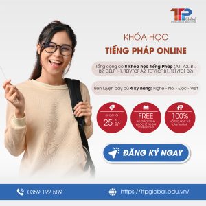 Khóa học tiếng Pháp 1 kèm 1 tại TTP Global