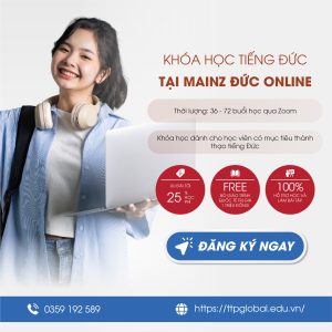 Khóa học tiếng Đức online tại Đức của TTP Global